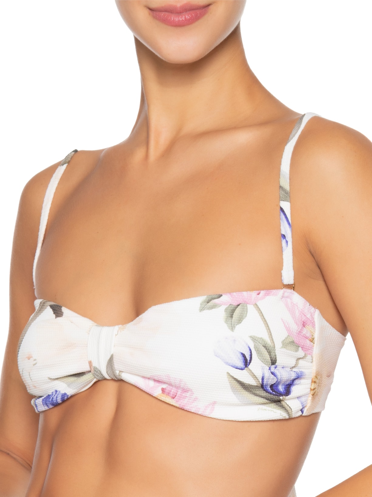 Biquíni Floral Lola Branco Farm Praia