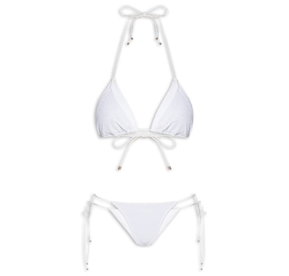 Biquíni Flow Luréx - Branco