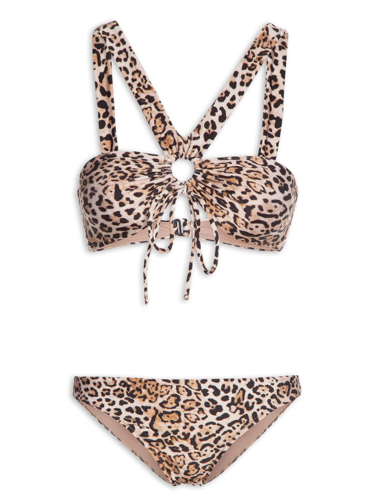 Biquíni Frente única - Animal Print