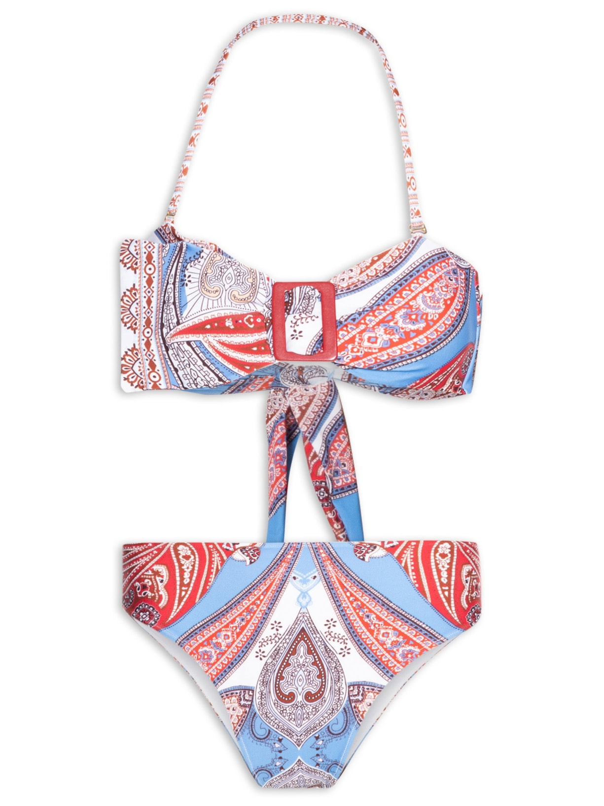 Biquíni Hot Pants Jandaia Dance Vermelho Farm Praia