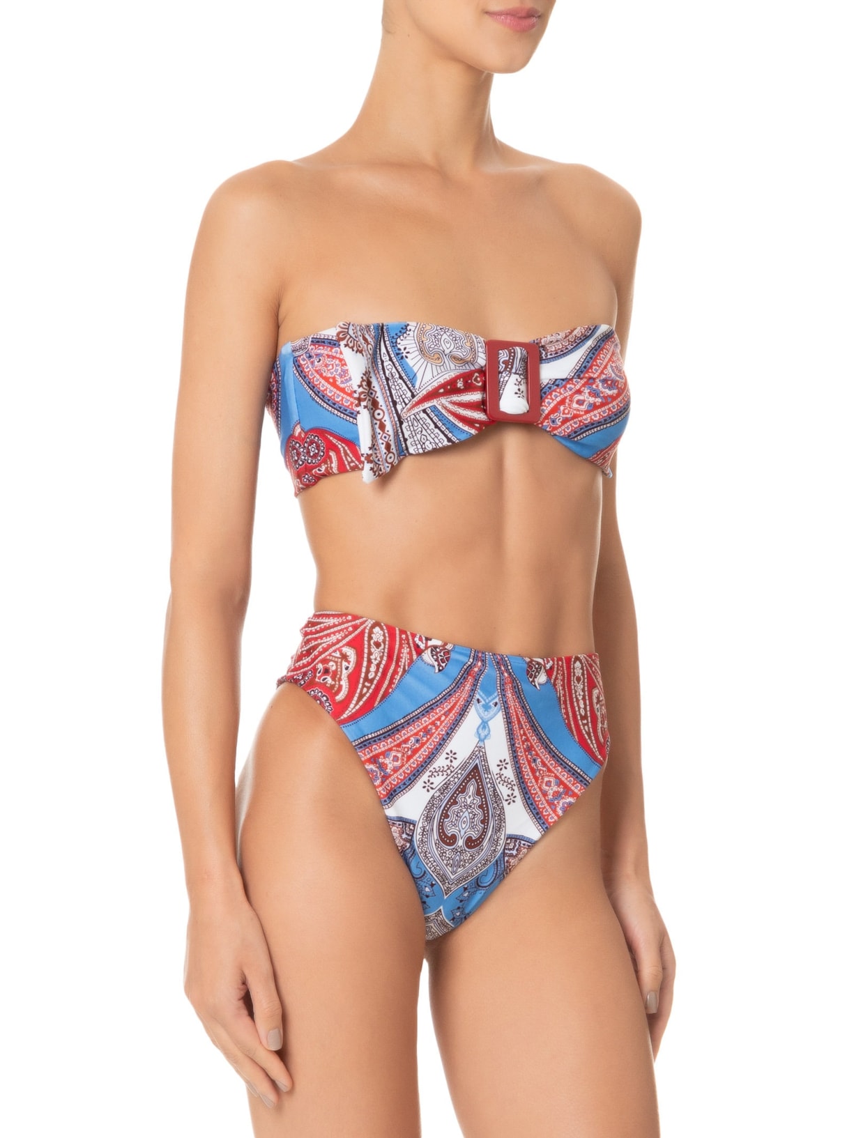 Biquíni Hot Pants Jandaia Dance Vermelho Farm Praia