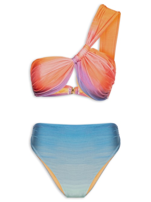 Biquíni Hot Pants Maritime Ombre - Rosa