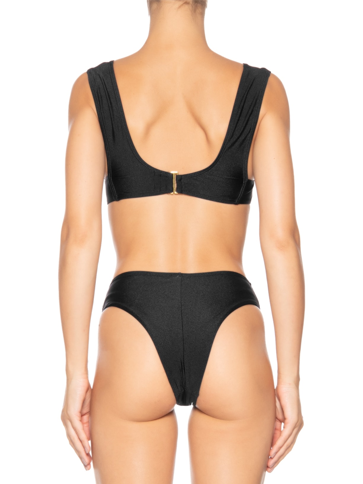 Biquíni Hotpant Liso Preto Mktbeach