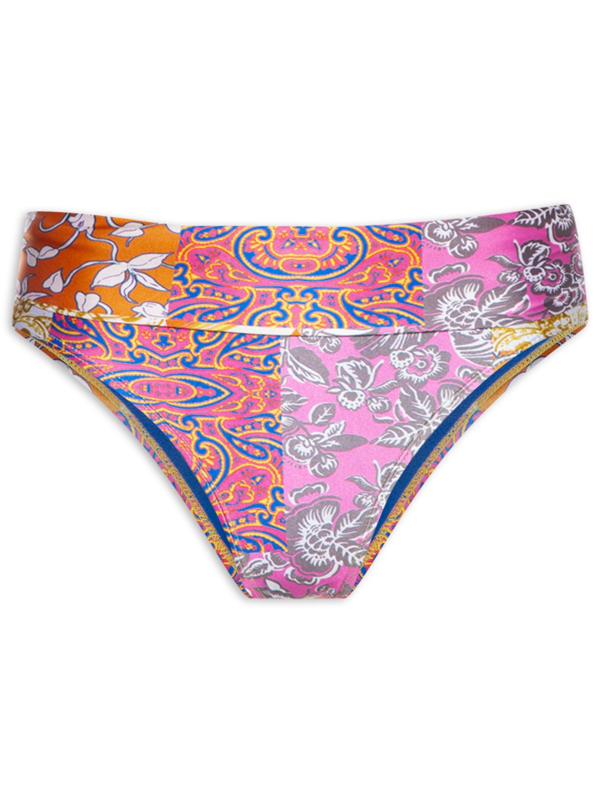 Biquíni Hotpants Estampado Amarelo Mktbeach