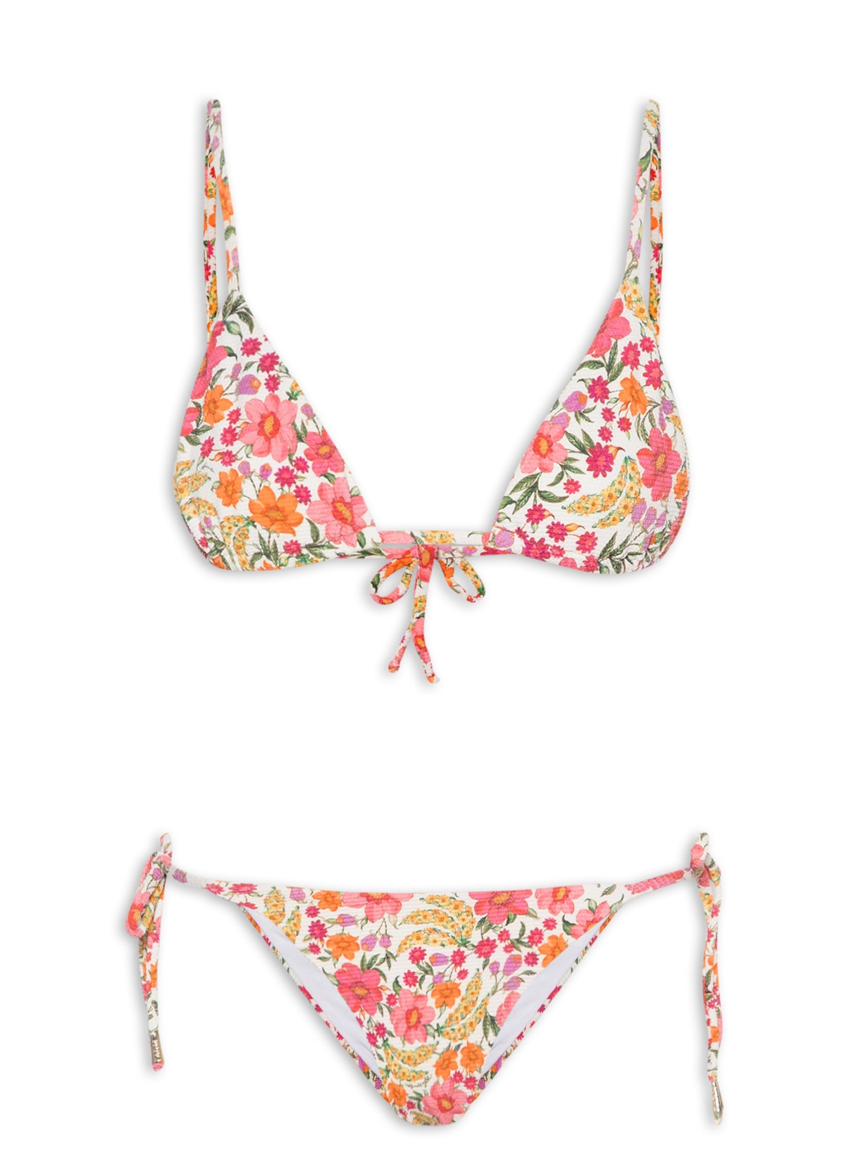 Biquíni Lacinho Banana Flor - Branco