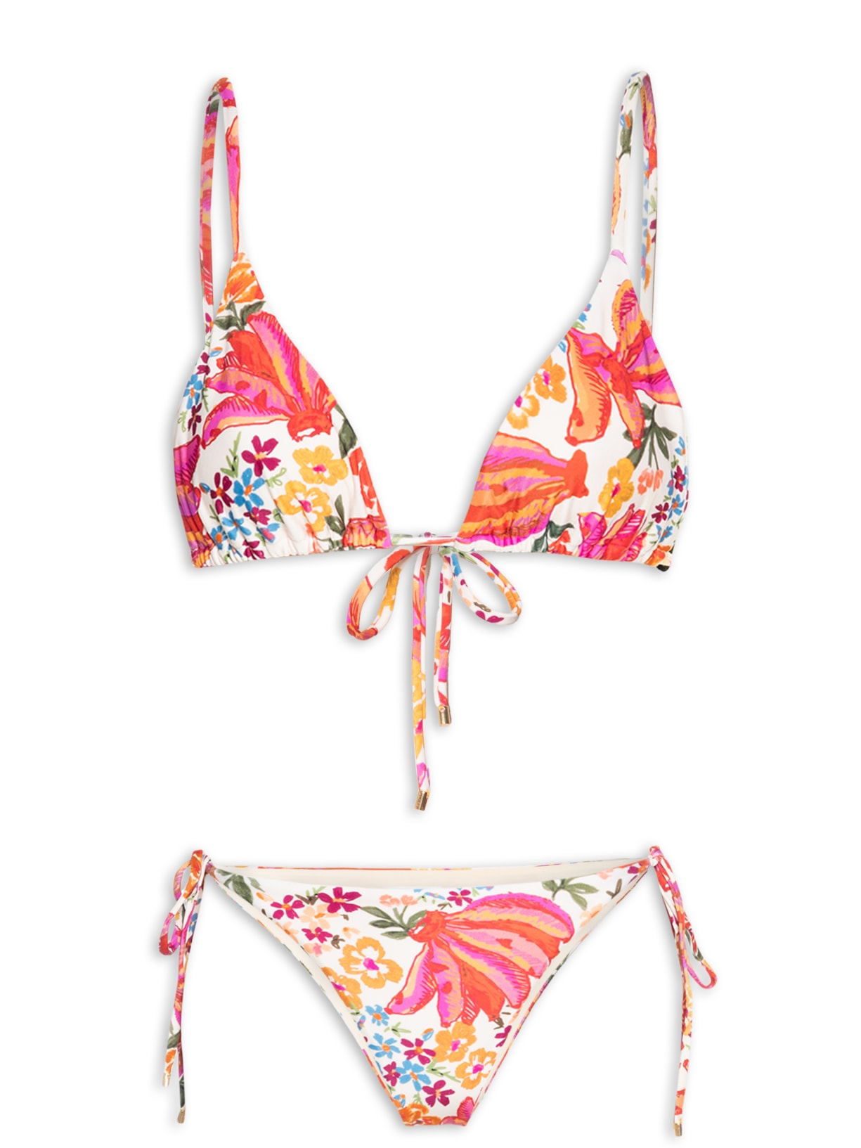 Biquíni Lacinho Banana Riscada - Branco