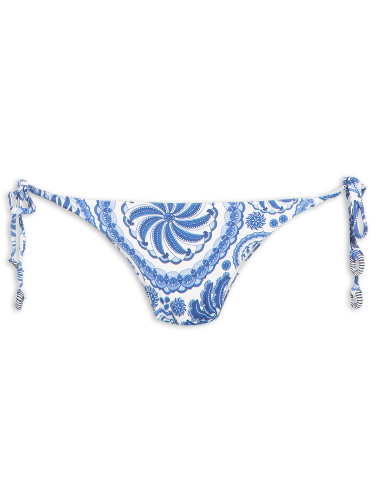 Biquini Lacinho Delicadeza De Banana Azul Farm Praia