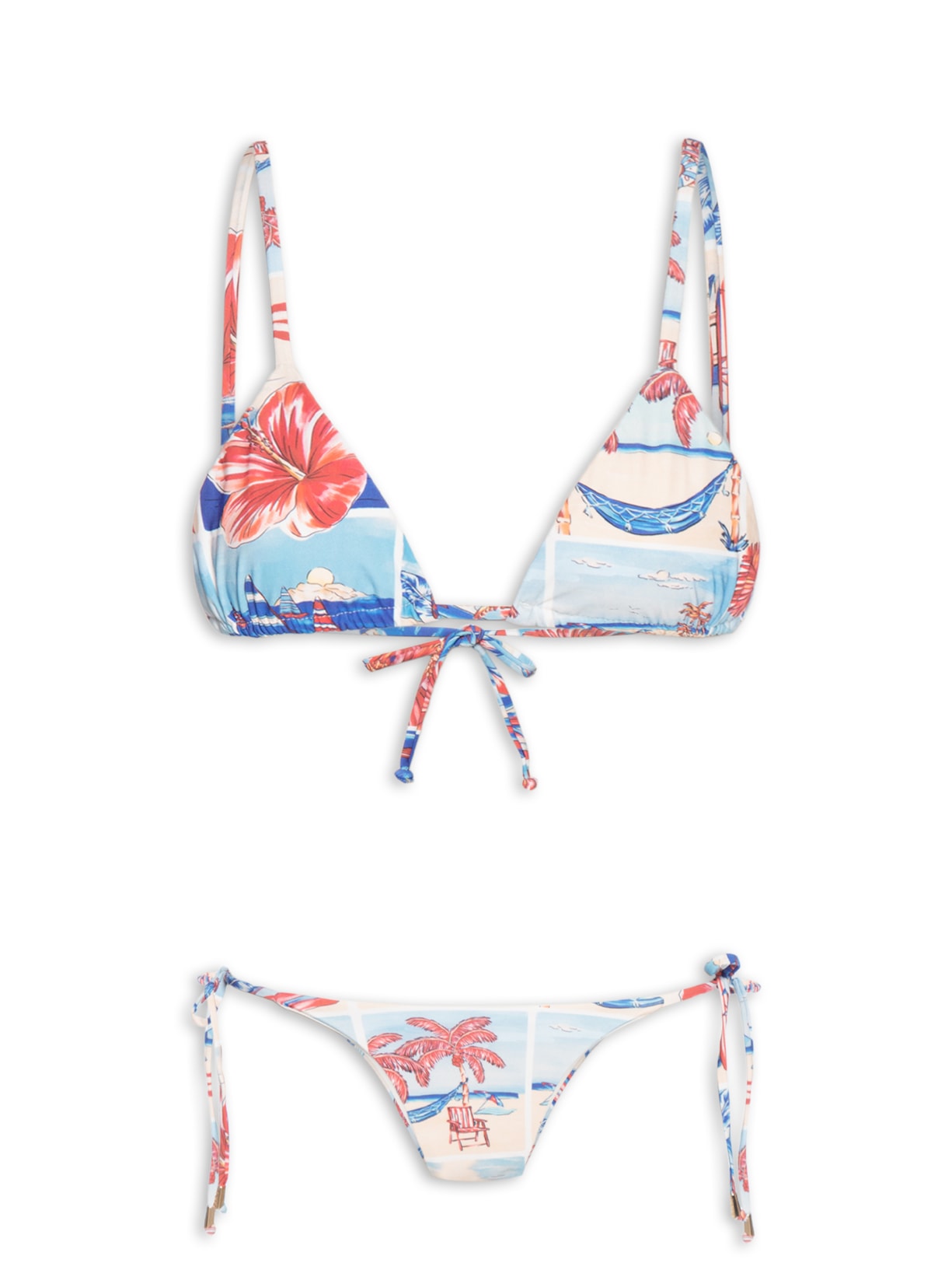 Biquíni Lacinho Diário De Verão Branco Farm Praia