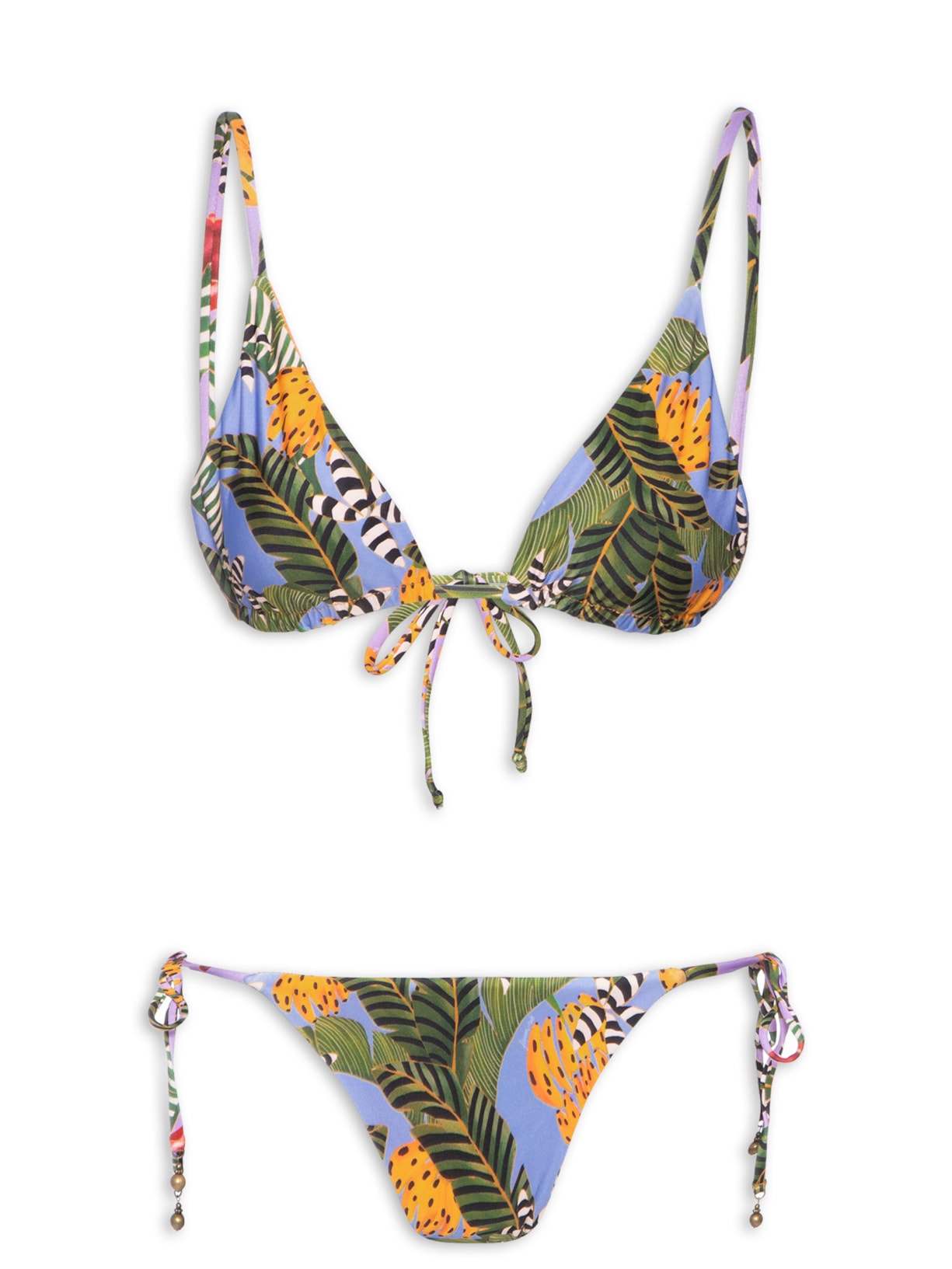 Biquíni Lacinho Double Banana Listrada - Lilás