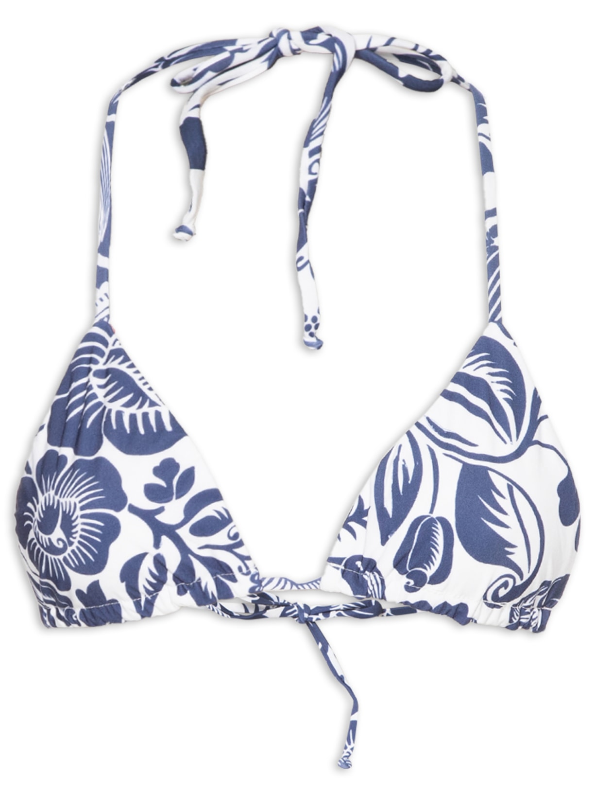 Biquíni Lacinho Double Noite De Pássaro Azul Farm Praia