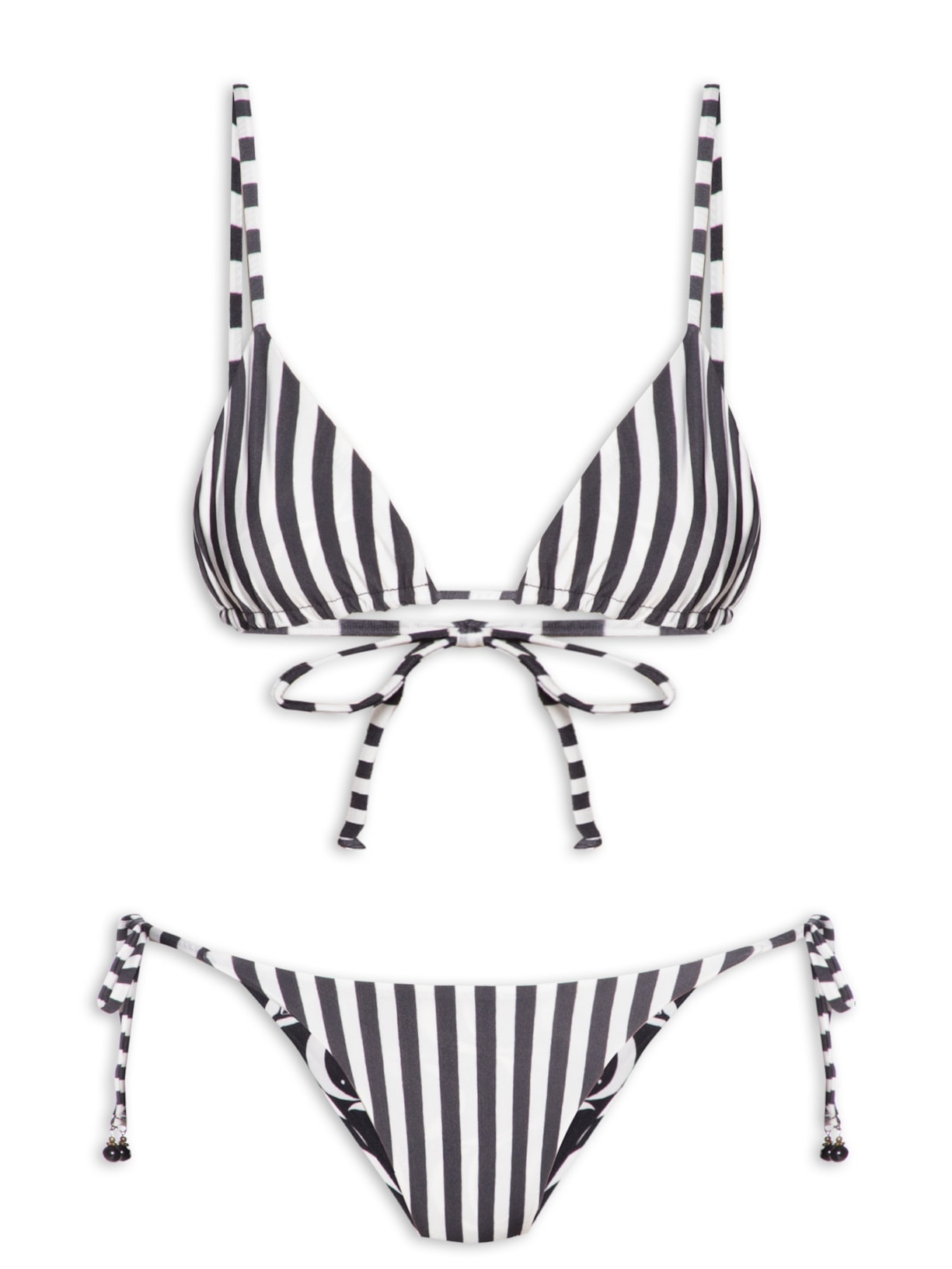 Biquíni Lacinho Double Peixe Copa - Preto