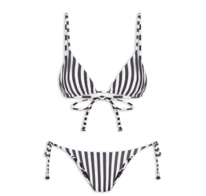 Biquíni Lacinho Double Peixe Copa - Preto