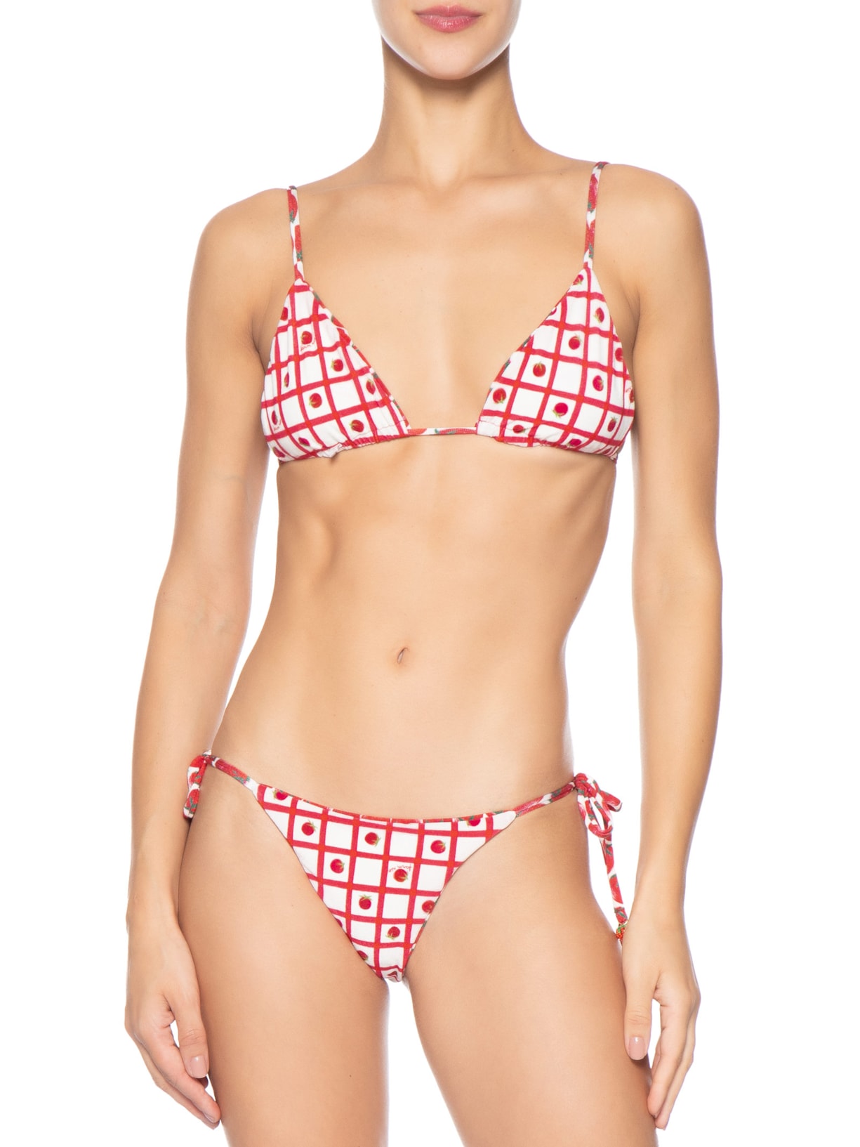 Biquíni Lacinho Double Tomatinhos Vermelho Farm Praia