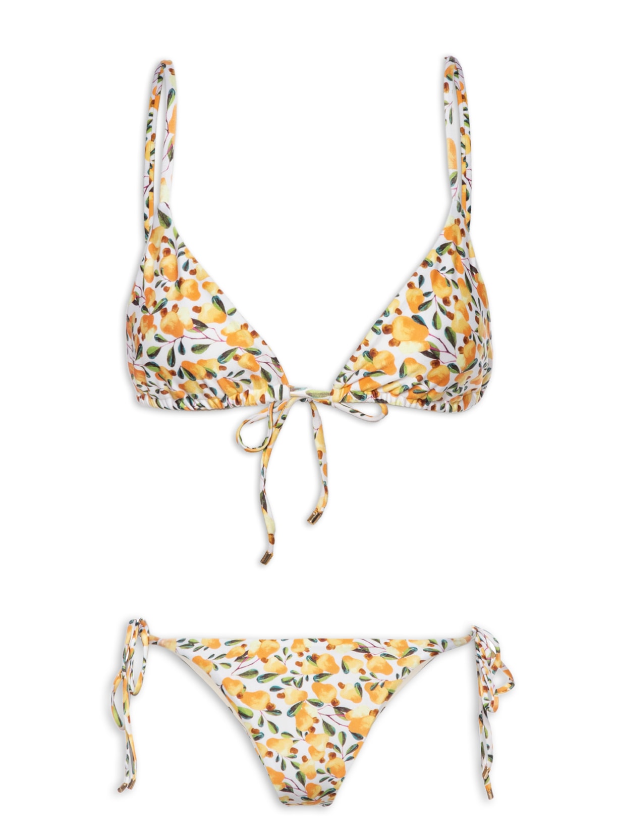 Biquíni Lacinho Lenço Caju - Amarelo