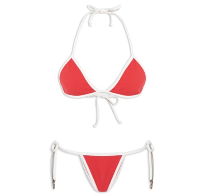 Biquíni Lacinho Liso - Vermelho