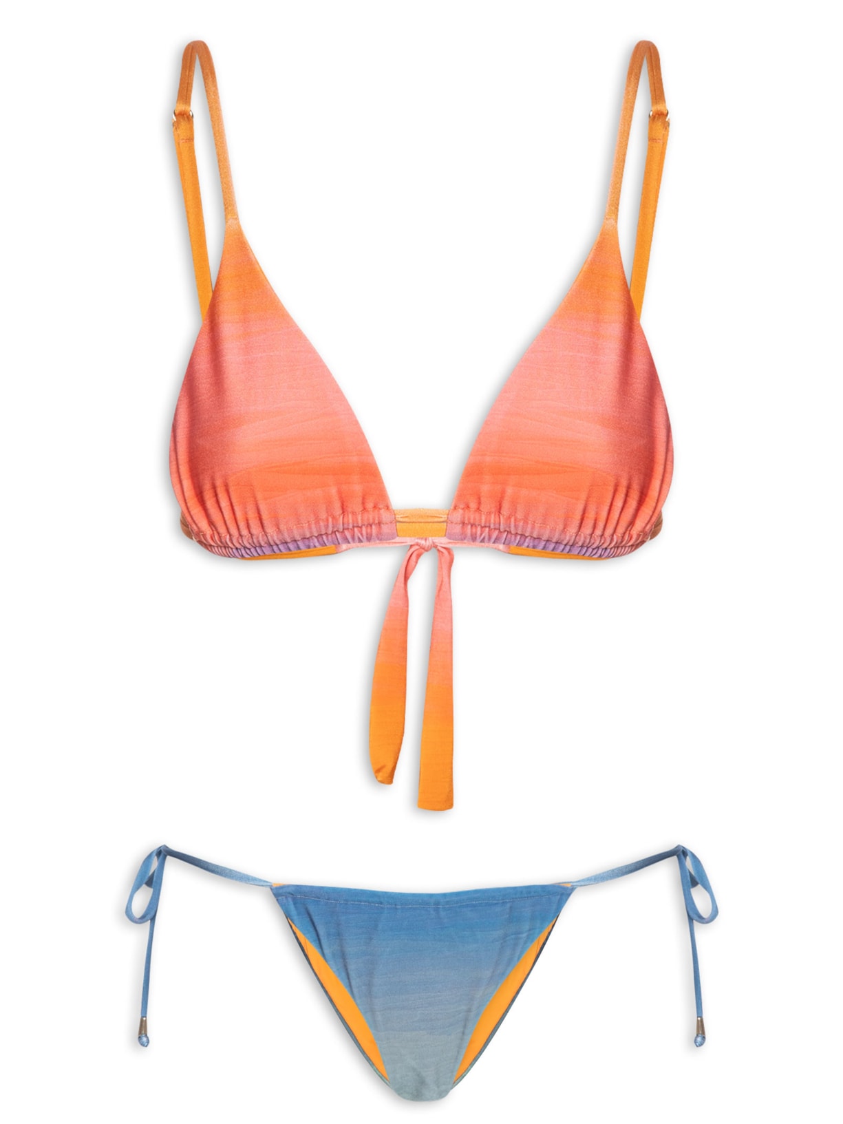 Biquíni Lacinho Maritime Ombre Rosa Farm Praia