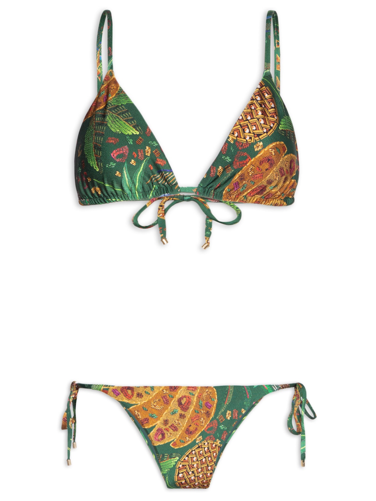 Biquíni Lacinho Mix De Fruta - Verde