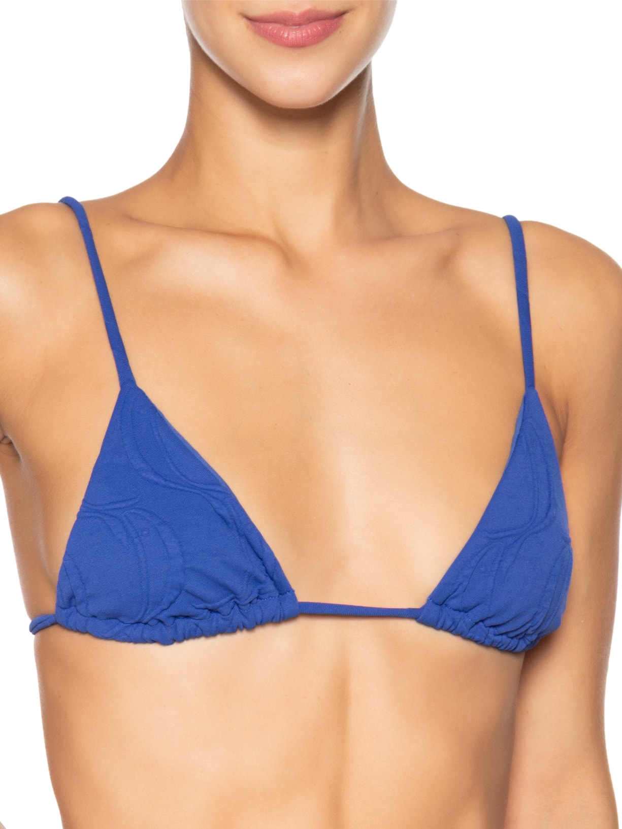 Biquíni lacinho Textura Peixe Azul Farm Praia