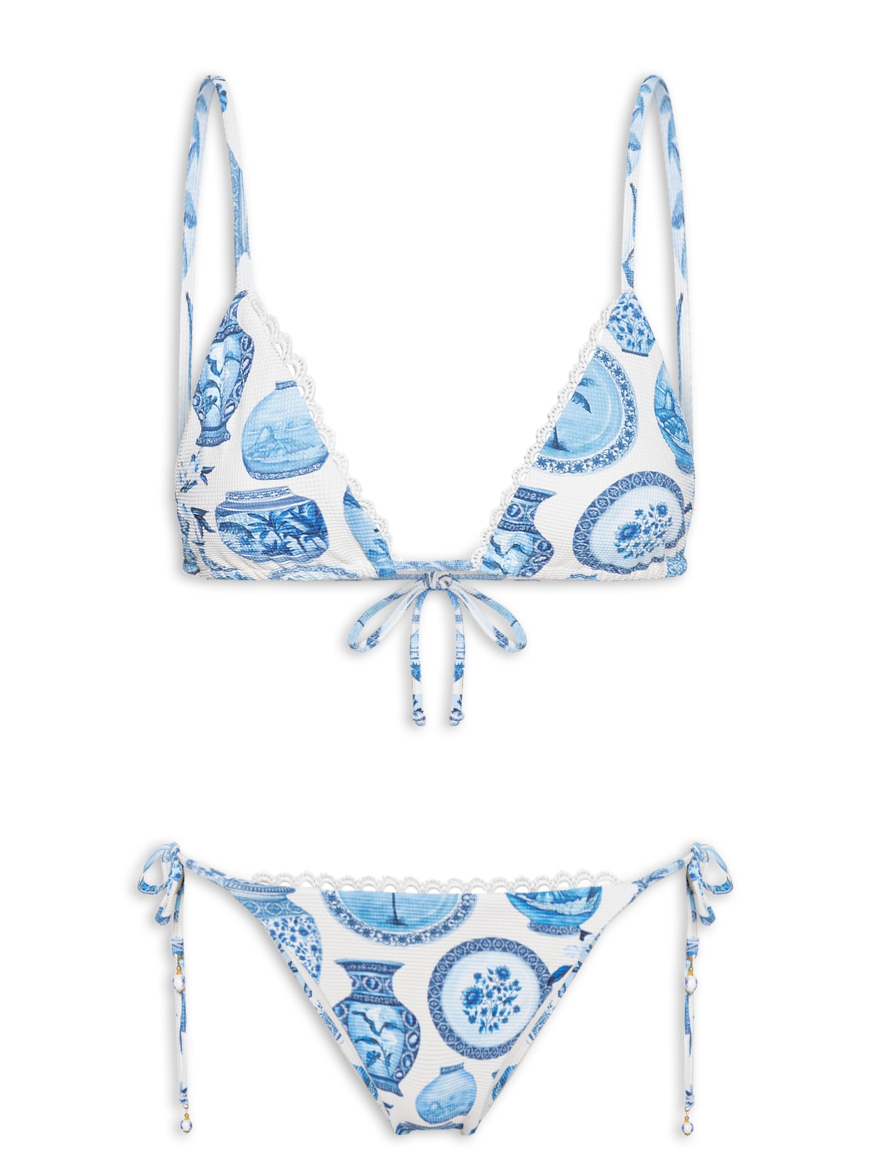 Biquíni Lacinho Vaso De Porcelana - Branco