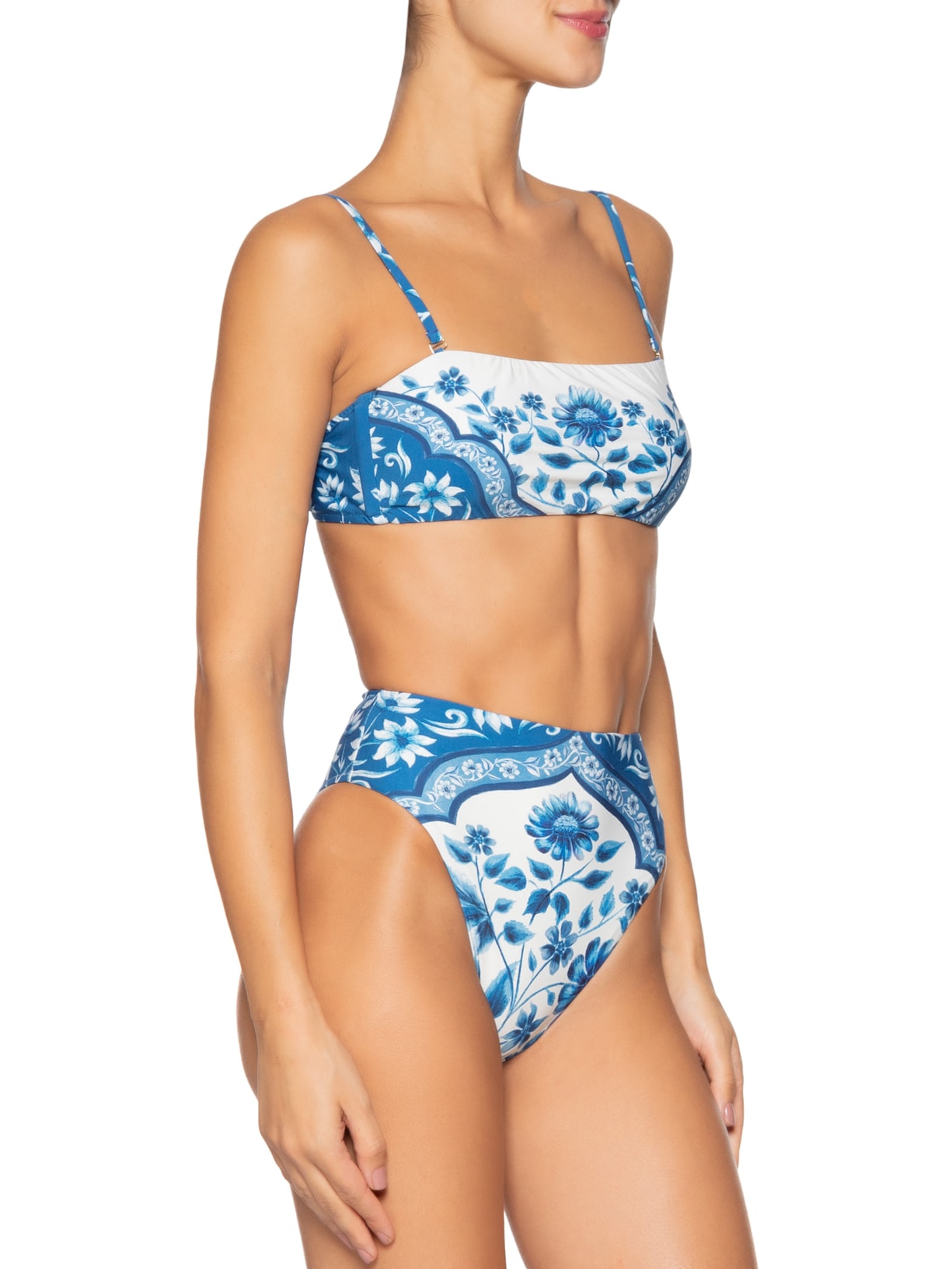 Biquíni Localizado Porcelana Branco Farm Praia