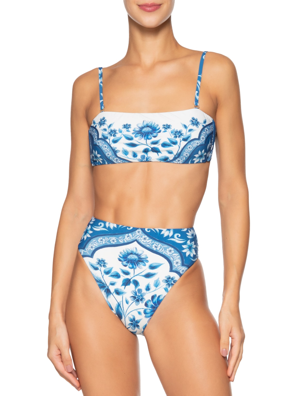 Biquíni Localizado Porcelana Branco Farm Praia