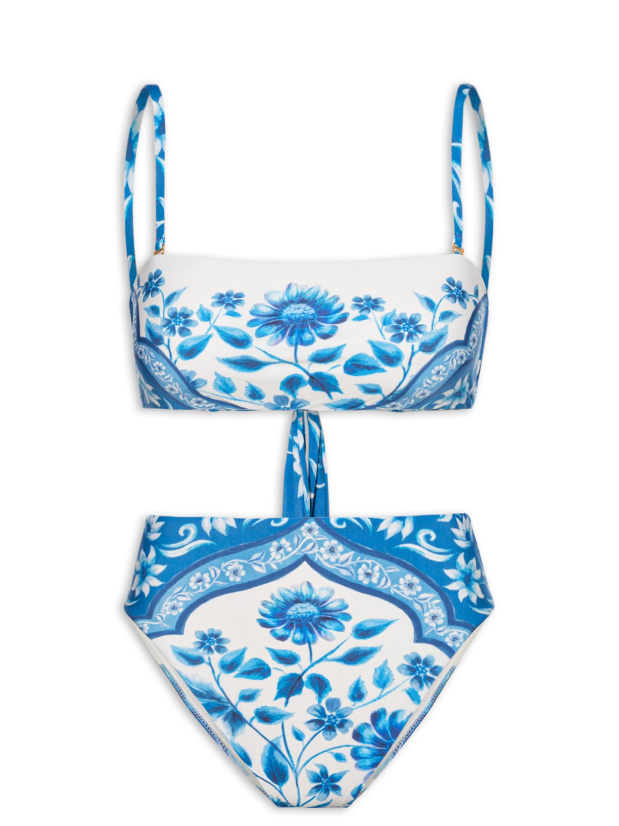 Biquíni Localizado Porcelana Branco Farm Praia