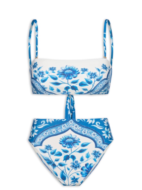 Biquíni Localizado Porcelana - Branco