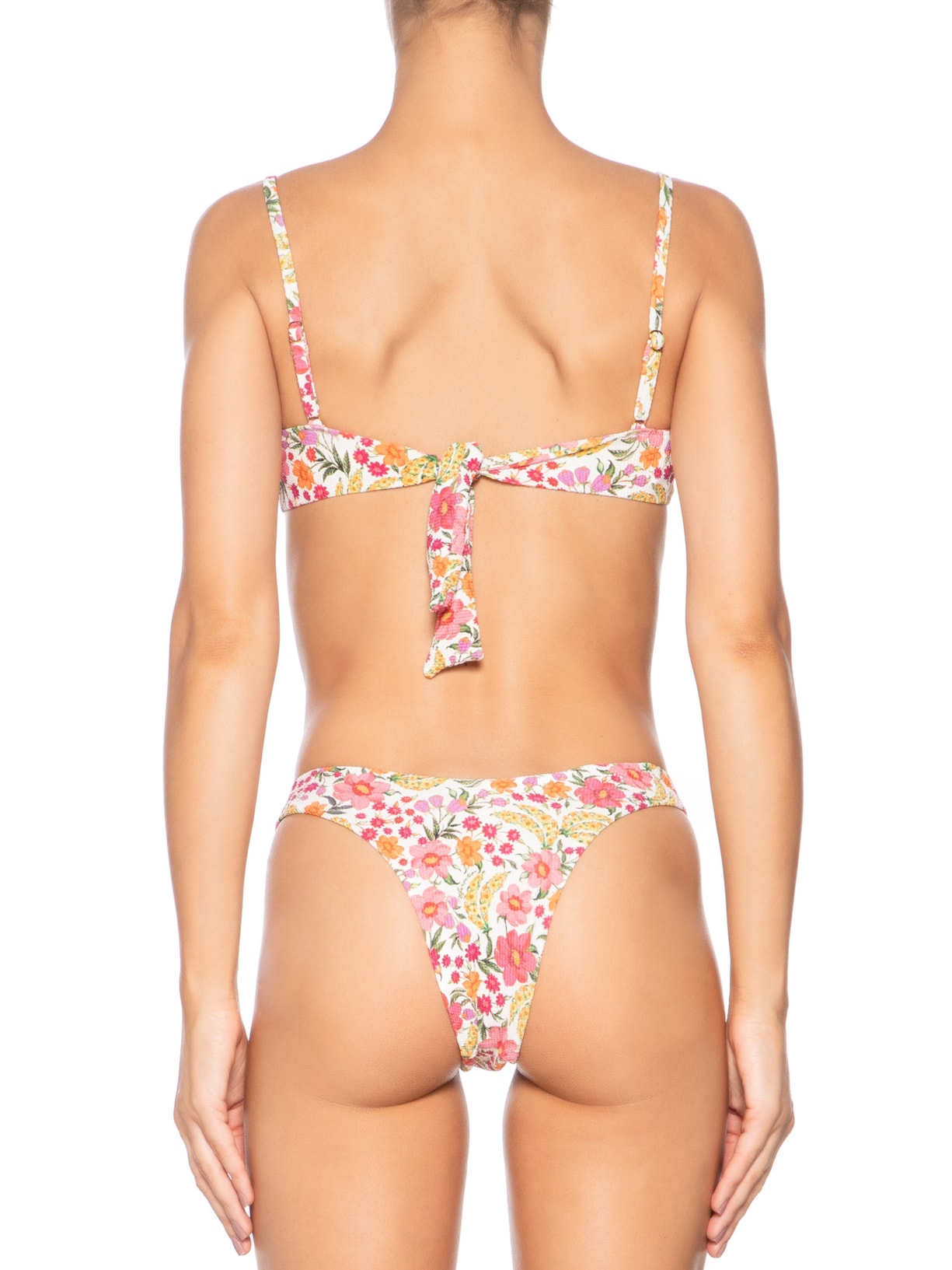 Biquíni Meia Taça Banana Flor Branco Farm Praia