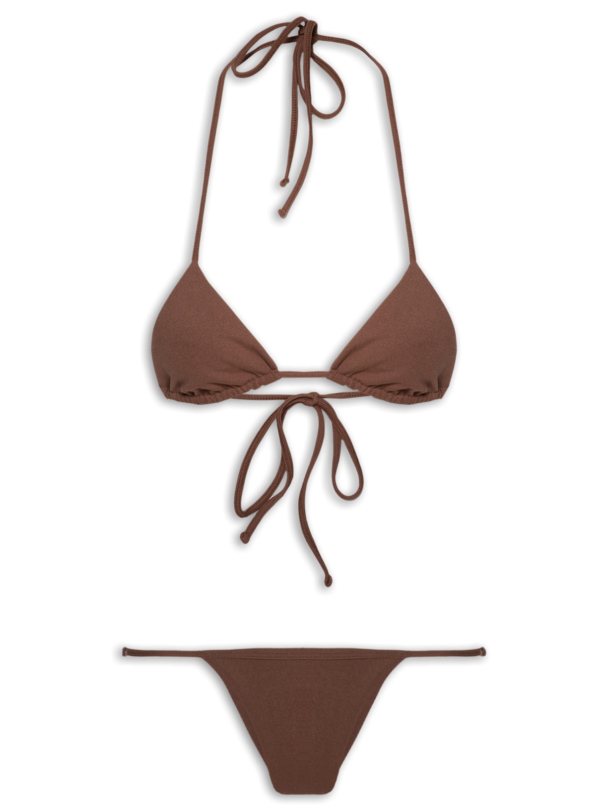 Biquíni N7 Crepe - Marrom