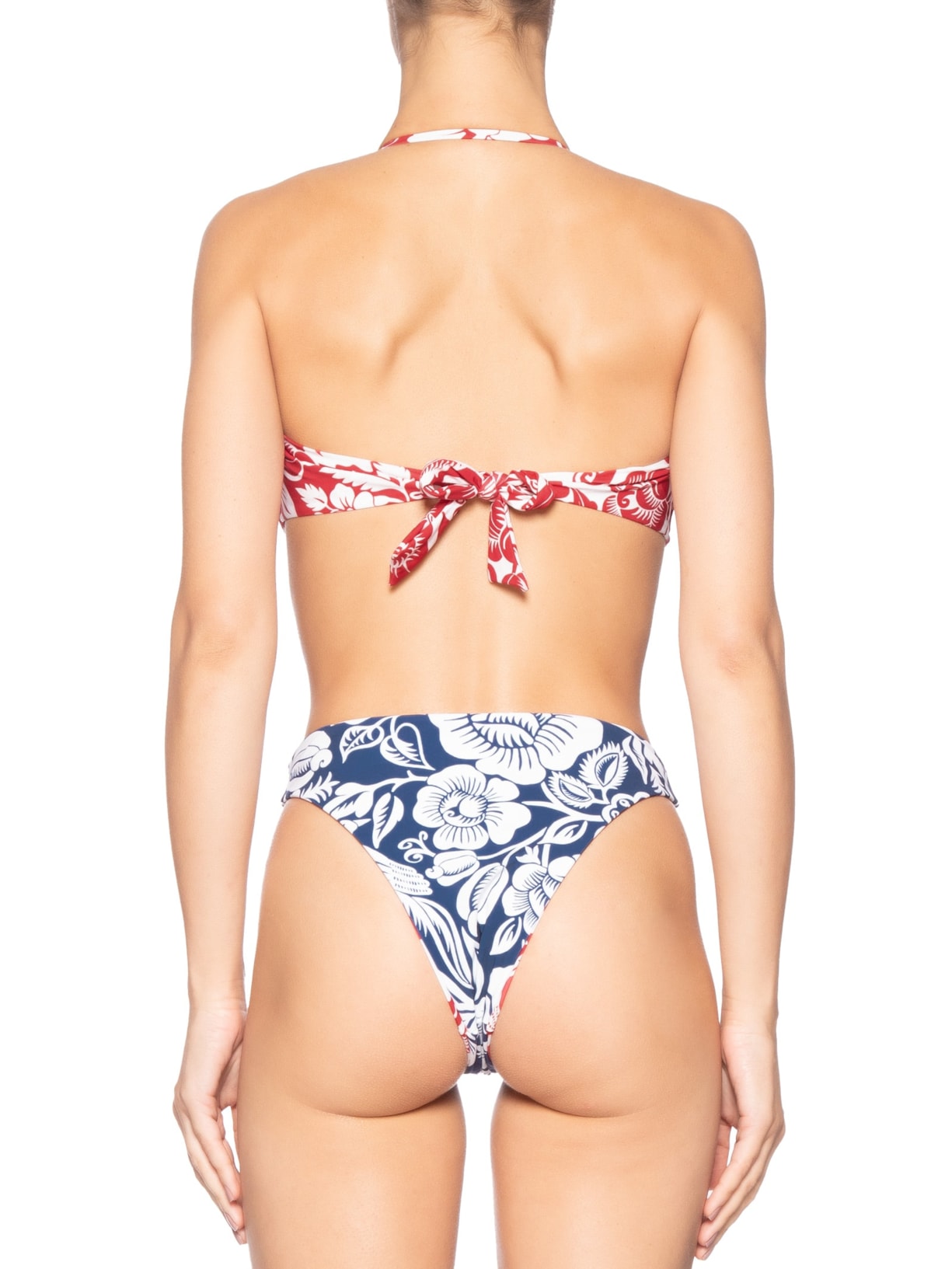 Biquíni Nó Double Noite De Pássaro Azul Farm Praia