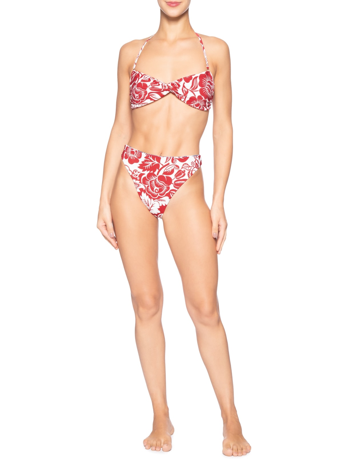 Biquíni Nó Double Noite De Pássaro Azul Farm Praia