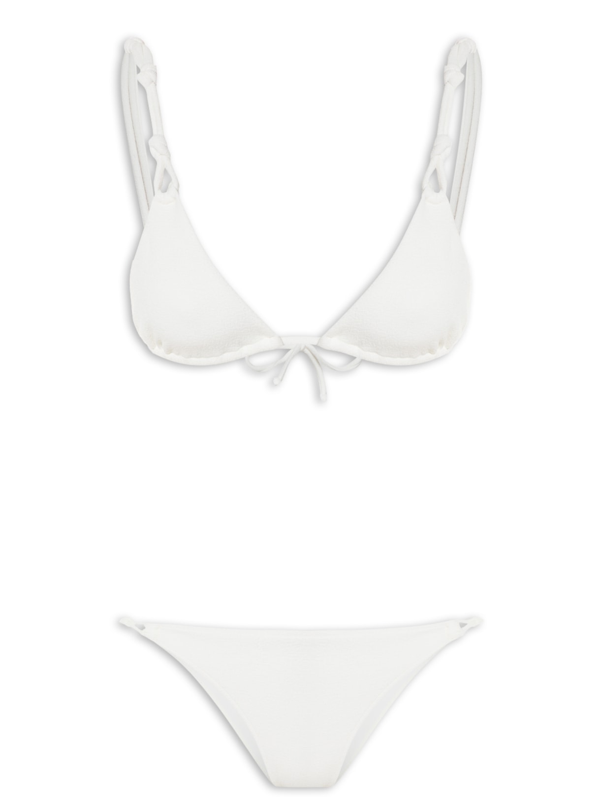 Biquíni Nós Boucle - Branco