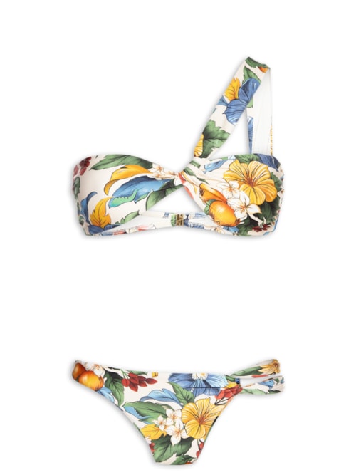 Bíquini Ombro Tropicalzinho - Amarelo
