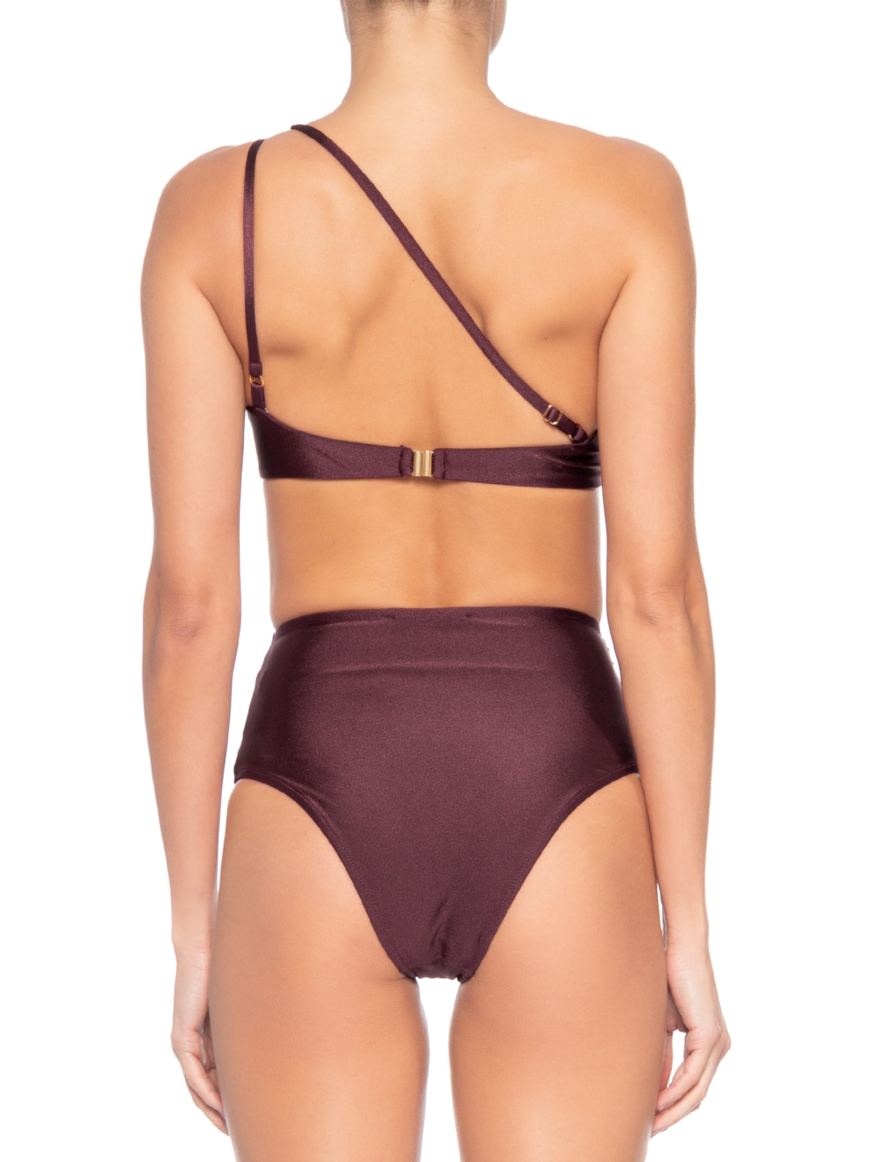 Biquíni Ombro Único E Calcinha Hot Pants Vermelho '2Essential