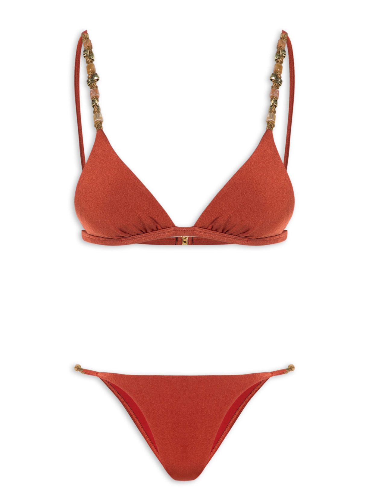 Biquíni Paralelo Detalhe Cordas Vermelho Animale Resort