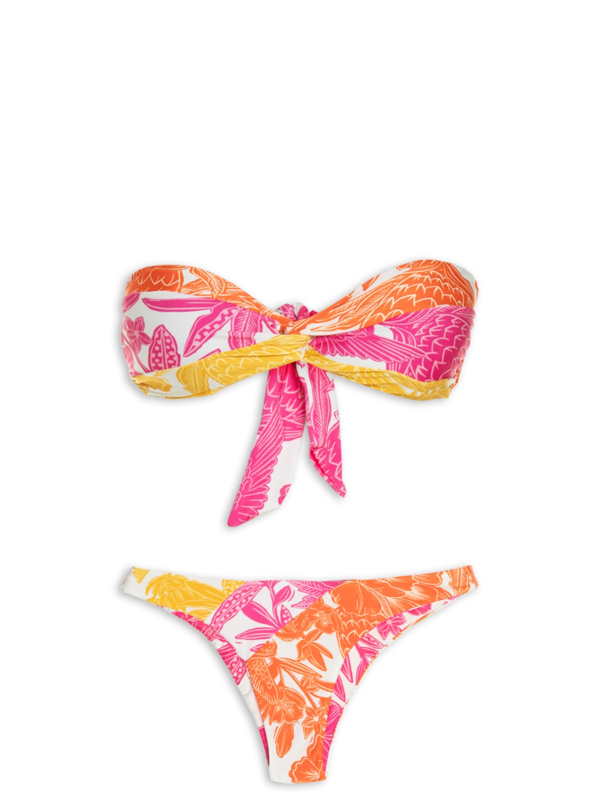 Biquíni Patch Xilo Tropical - Rosa