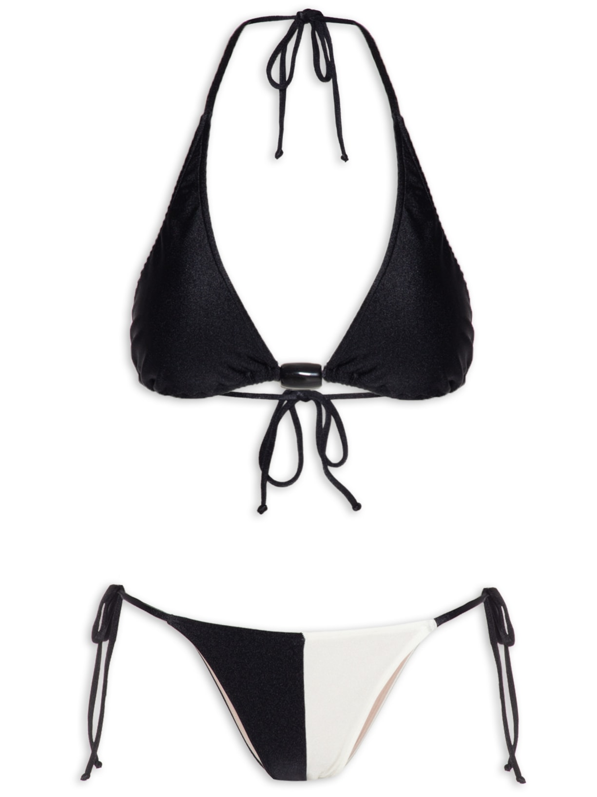 Biquíni Rio Cortina Longa Deco - Off White