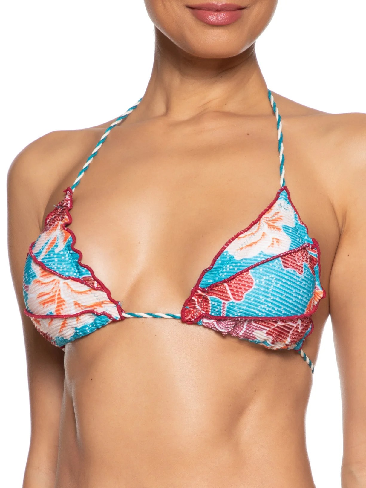 Biquíni Ripple Floral Azul Mktbeach