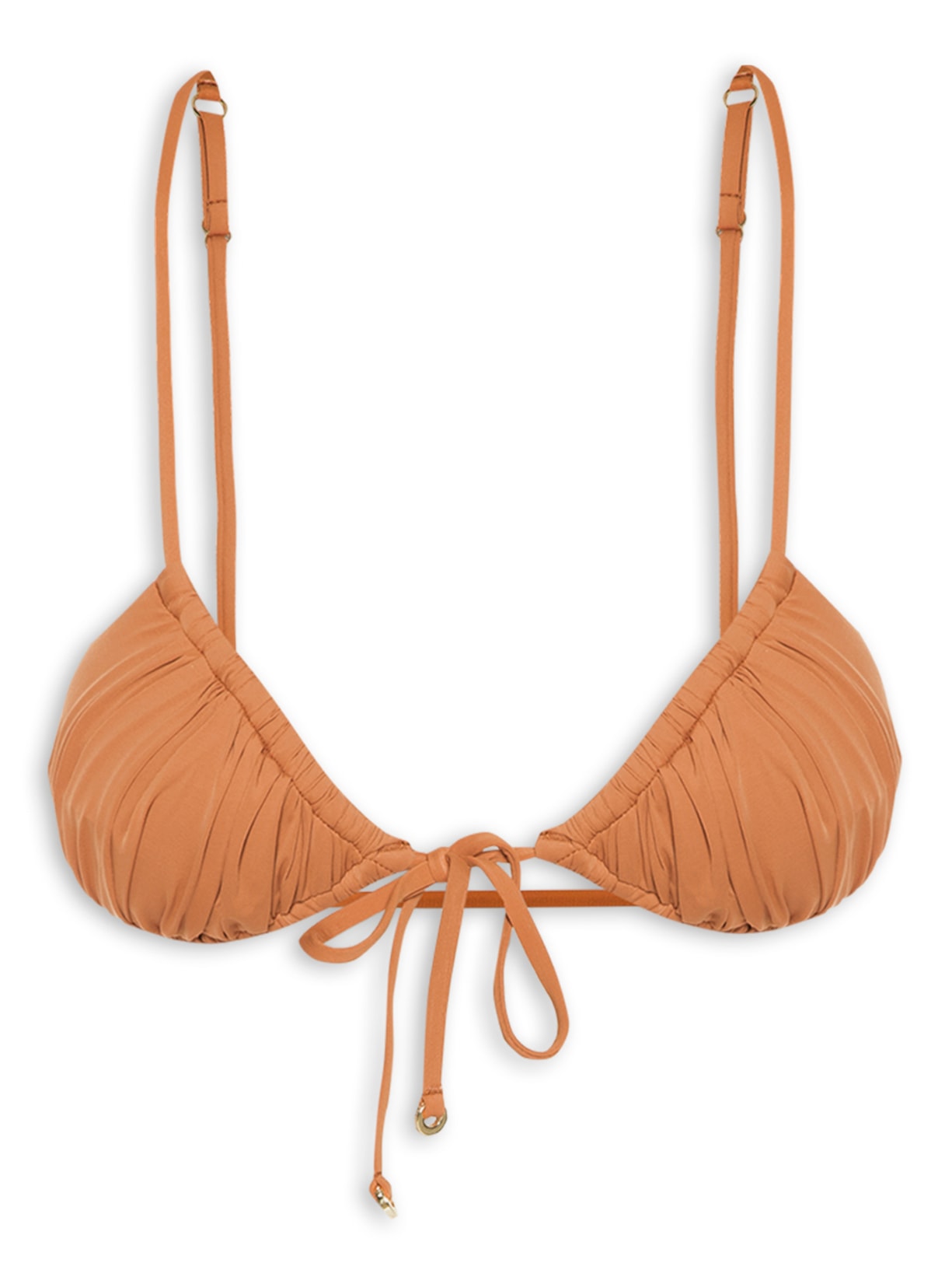 Biquini Sutia Cortininha Liso Apostas S1 - Marrom