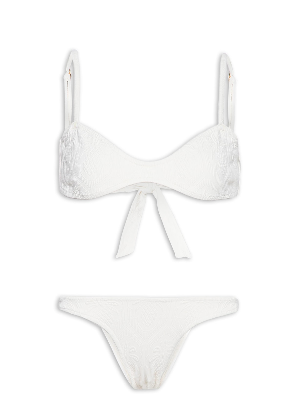 Biquíni Textura Abacaxi - Branco