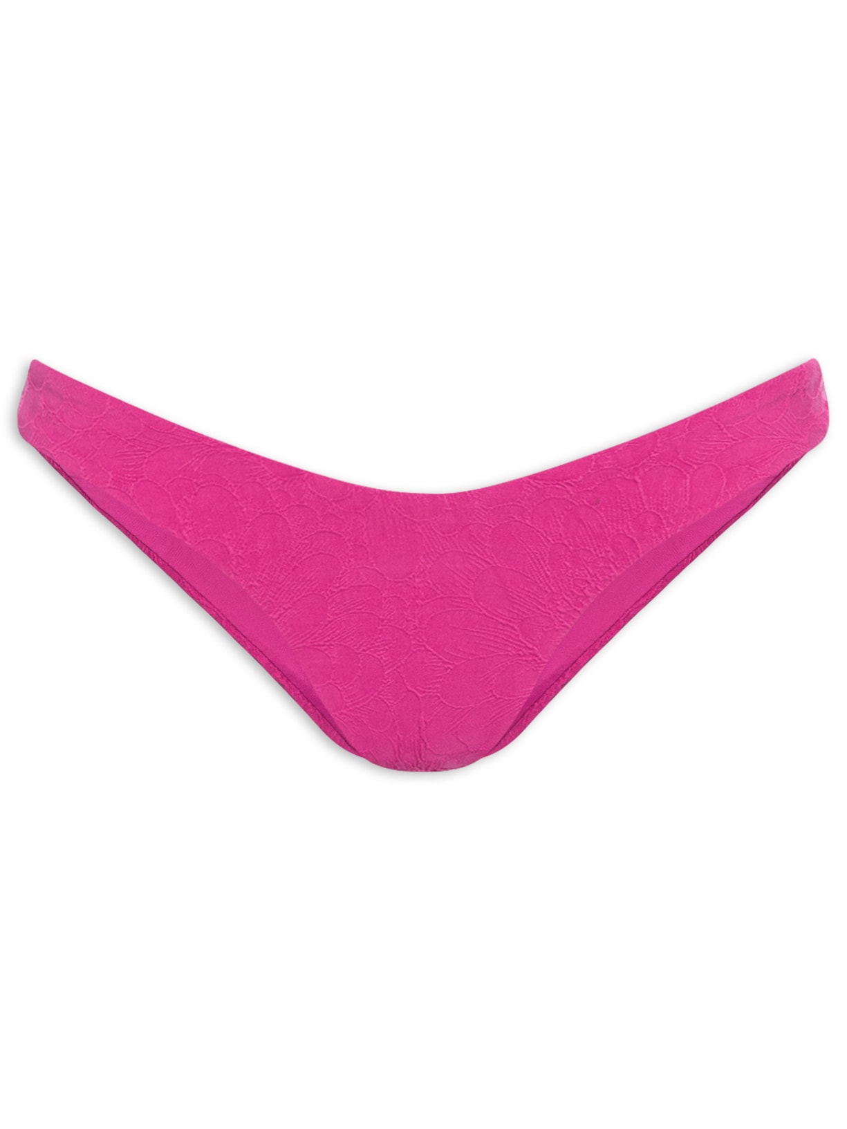 Biquíni Textura Flor Rosa Farm Praia