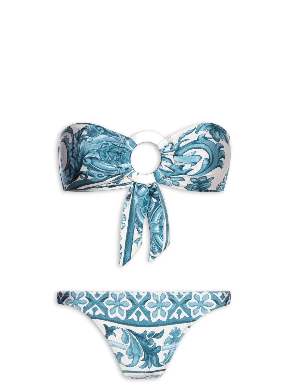 Biquíni Tomara Que Caia Argola Frontal - Azul