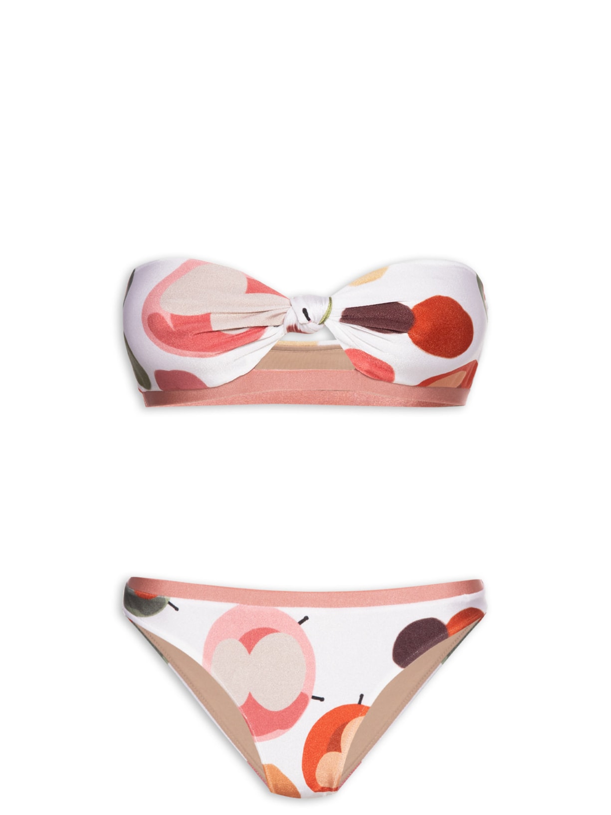 Biquini Tomara Que Caia Detalhe Nó Off White Adriana Degreas