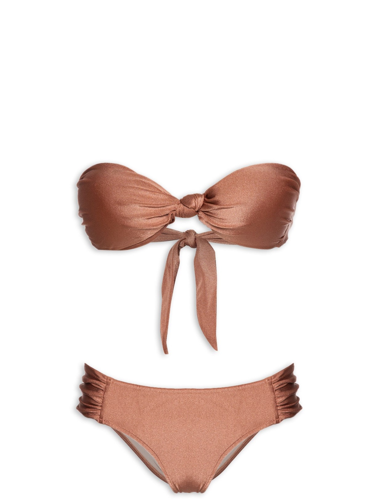 Biquíni Tomara Que Caia Nó Vintage - Marrom