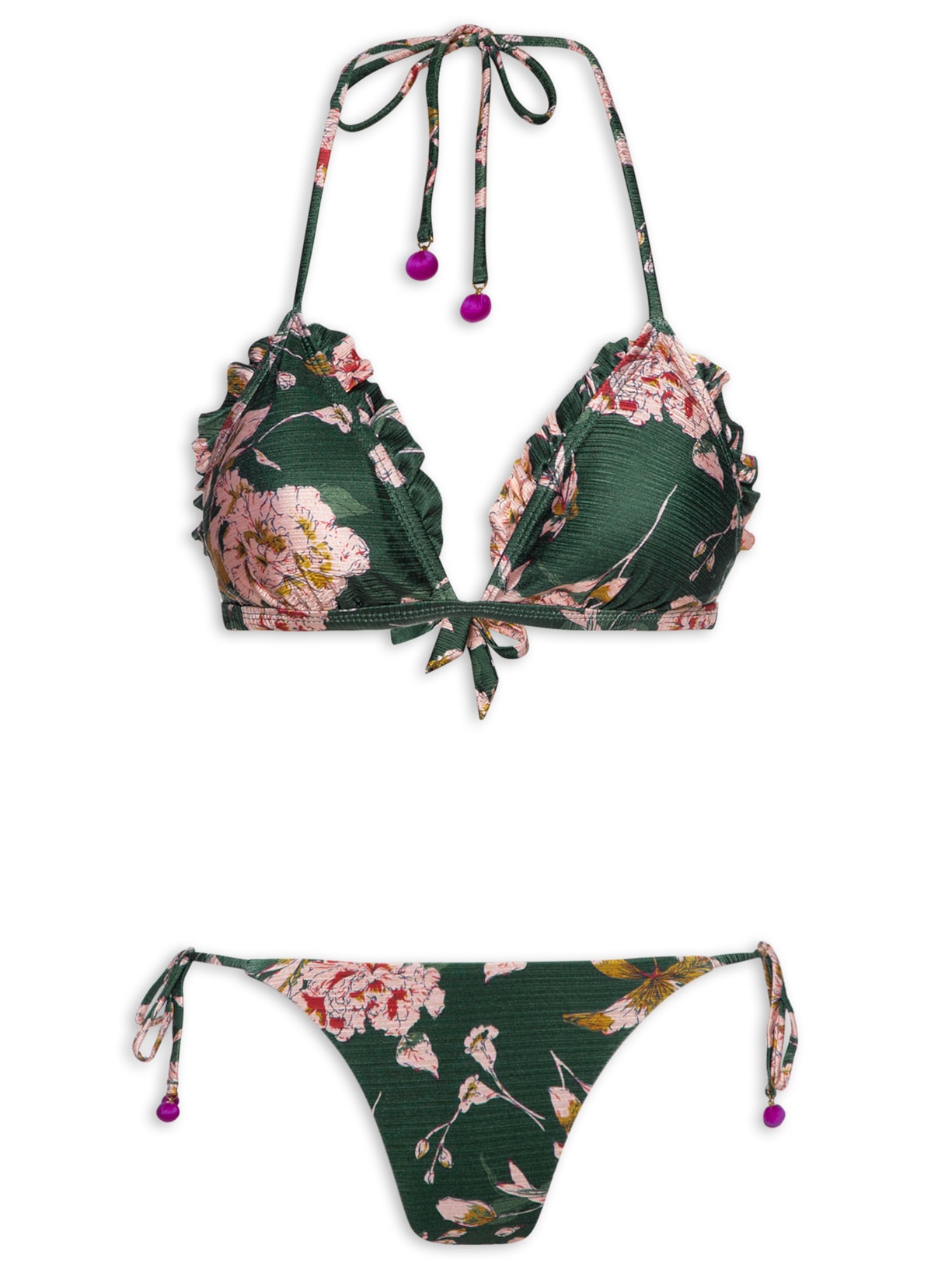 Biquíni Top Cortininha - Verde