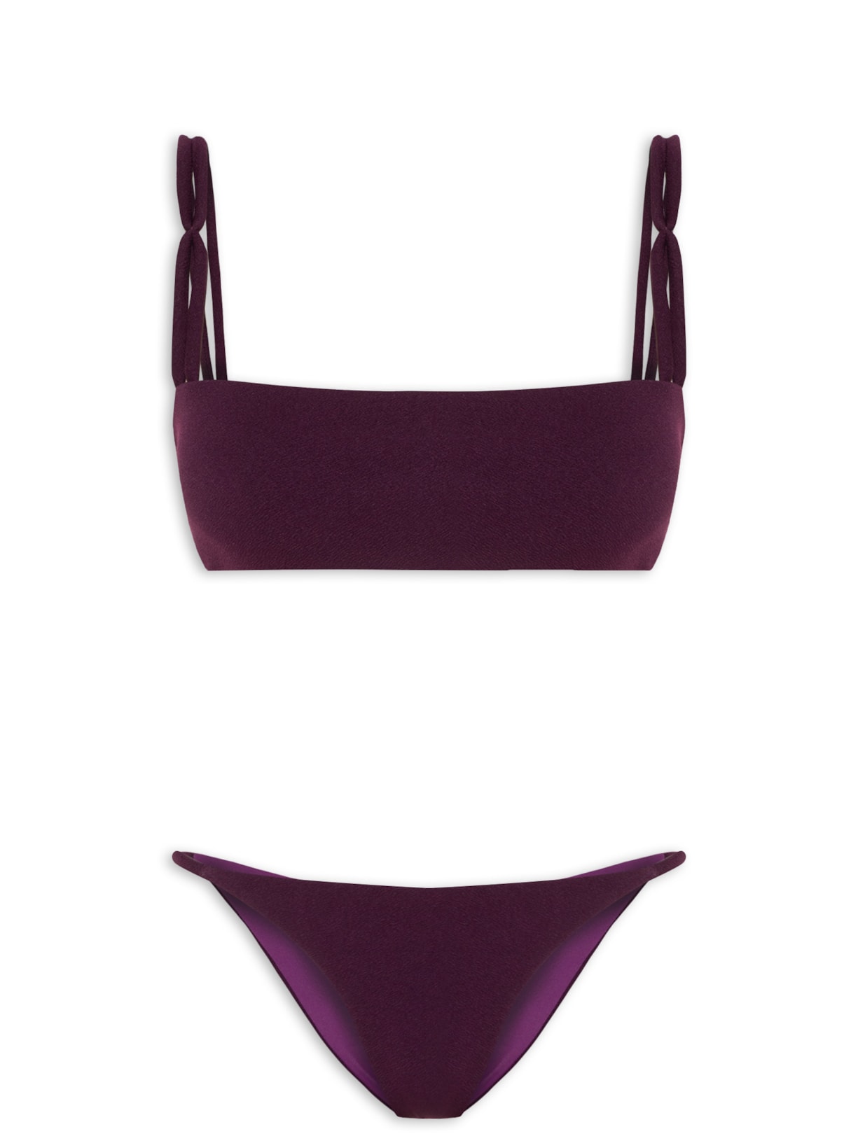 Biquíni Top Faixa Elos - Roxo