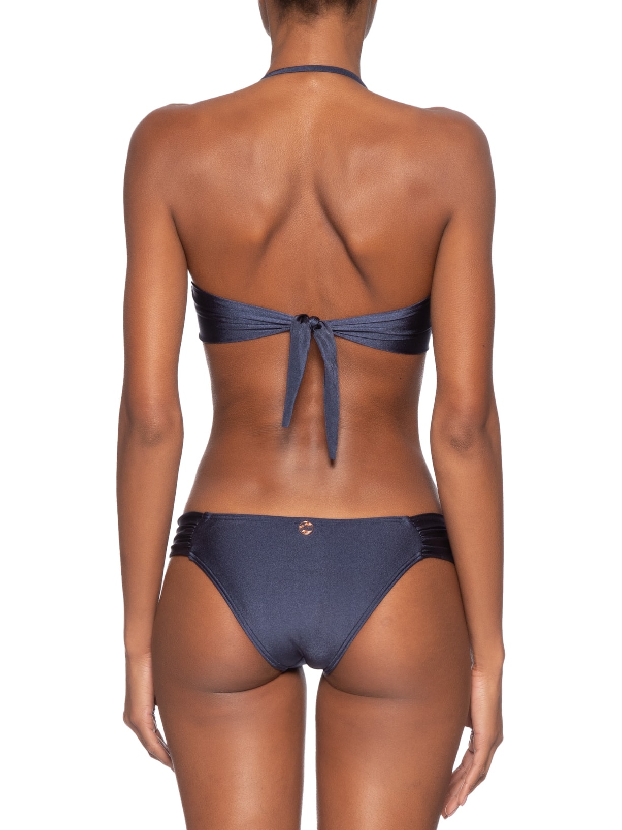 Biquíni Top Sem Alça E Calcinha Franzida Azul '2Essential