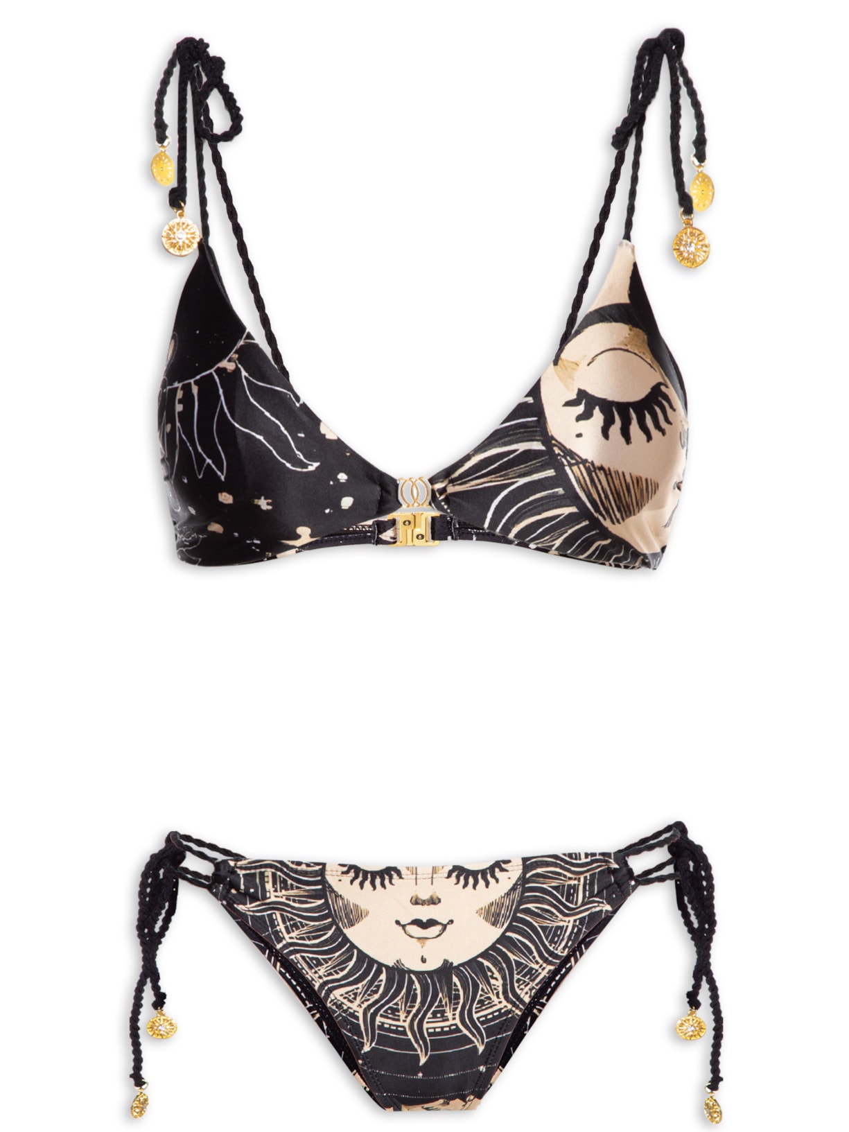 Biquíni Top Solar E unar - Preto