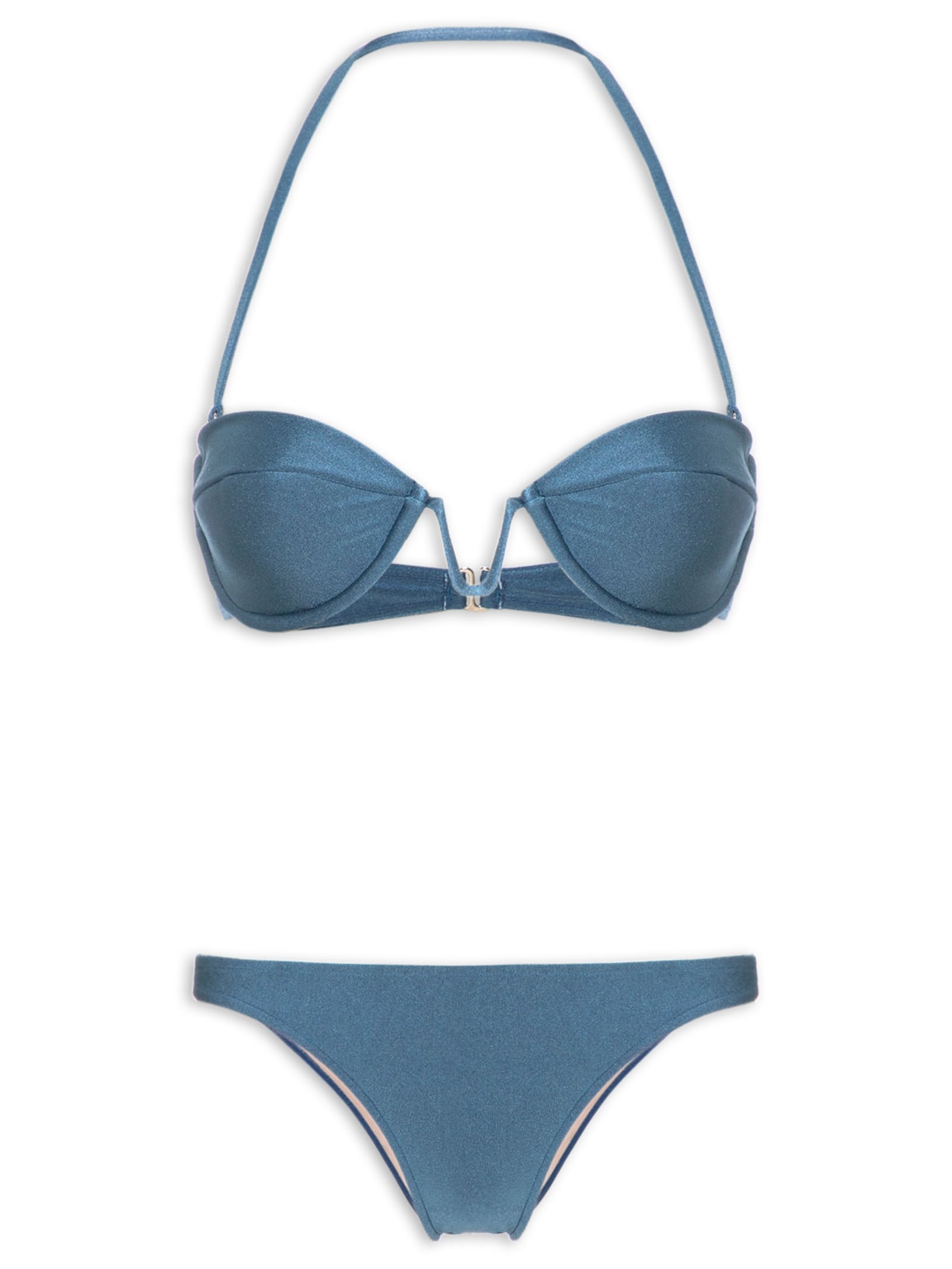 Biquíni Tqc Top Estruturado - Azul