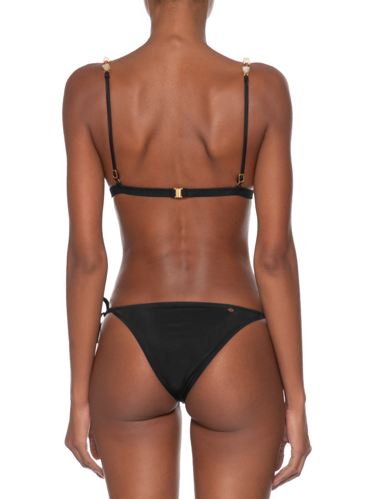 Biquini Tri Básico Alça Pedras Bojo Preto Animale Resort